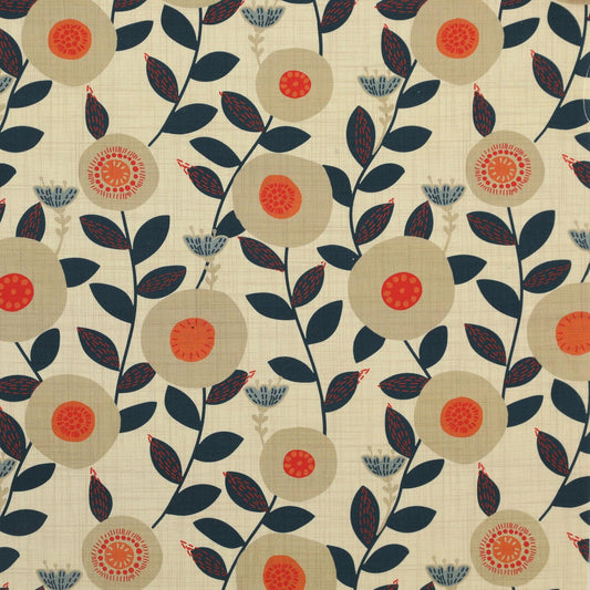 Scandi Floral Tablecloth. Seville Flowers Table cloth. Round Oval Square Rectangle. Napkins. Handmade UK