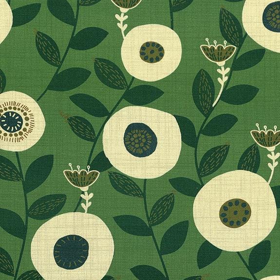Scandi Floral Tablecloth. Seville Flowers Table cloth. Round Oval Square Rectangle. Napkins. Handmade UK