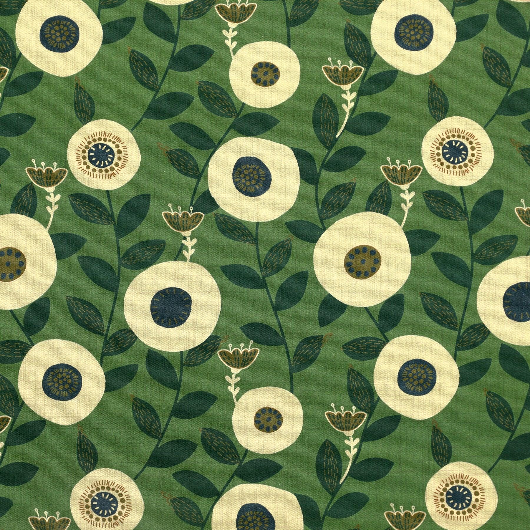 Scandi Floral Tablecloth. Seville Flowers Table cloth. Round Oval Square Rectangle. Napkins. Handmade UK