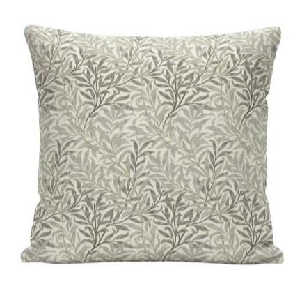 William Morris Willow Bough Natural Cushion Cover , Leaf Leaves Pillow cover