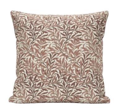 William Morris Cushion Cover Willow Bough Rust , Cotton Throw Pillow , Handmade UK