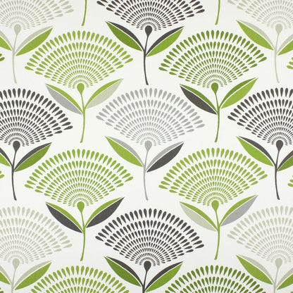 Dandelion Floral Lime Green Table Runner, Various Size
