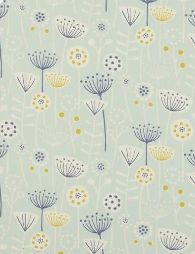Scandi Floral Bergen Seafoam Cushion Cover, Handmade Cotton Throw Pillow