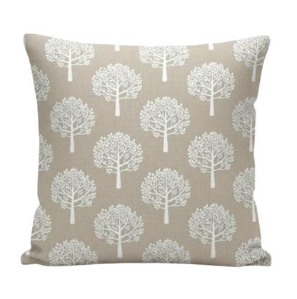 Mulberry Trees White Cushion Cover