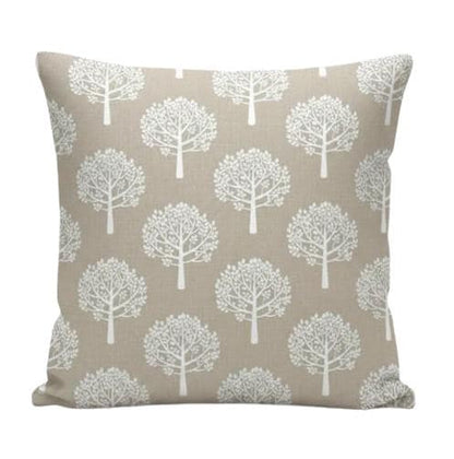Mulberry Trees White Cushion Cover