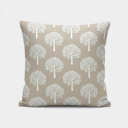 Mulberry Trees White Cushion Cover