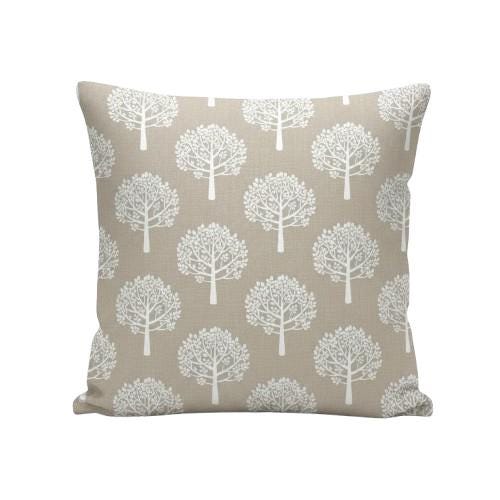 Mulberry Trees White Cushion Cover