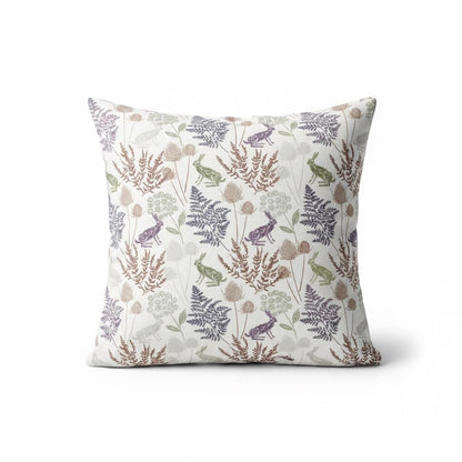 Kielder Hare Rabbit Natural Cushion Cover