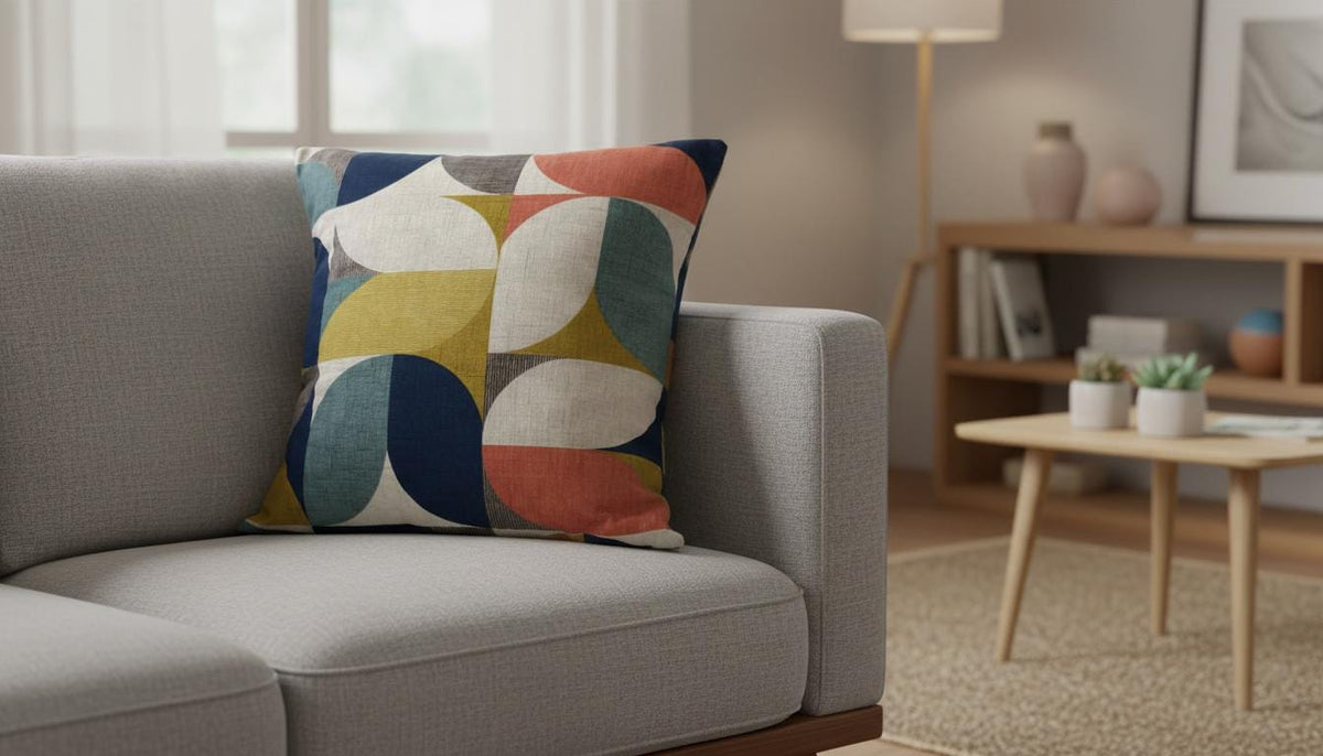 Clarke & Clarke Reno Multi Geometric Cushion Cover