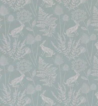 Kielder Hare Rabbit Seafoam Cushion Cover