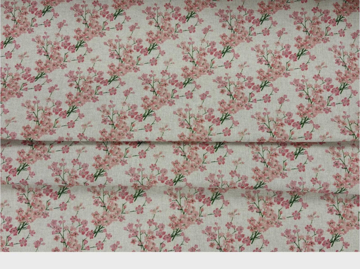 Cherry Blossom Tablecloth, Round Oval Rectangle, Handmade UK