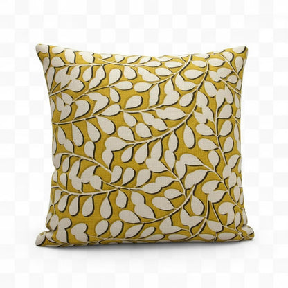 Ashley Wilde Elia Sunflower Cushion Cover, Cotton Throw Pillow , Handmade UK