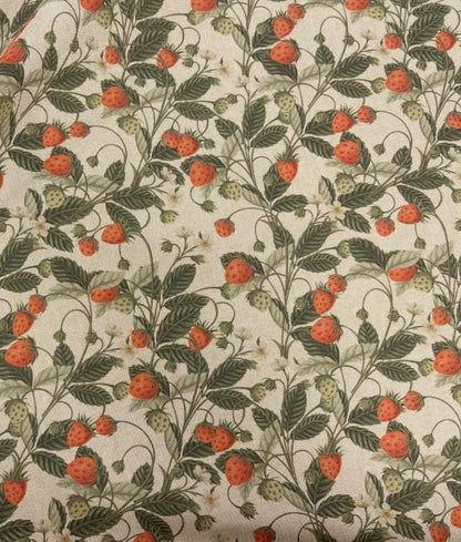 Strawberries Berry Tablecloth, Round Oval Rectangle, Handmade UK