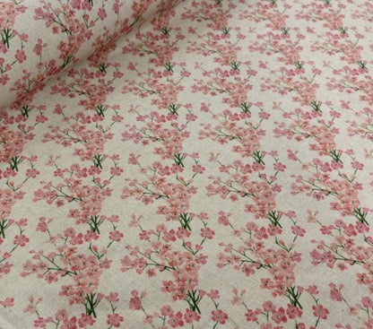 Cherry Blossom Tablecloth, Round Oval Rectangle, Handmade UK