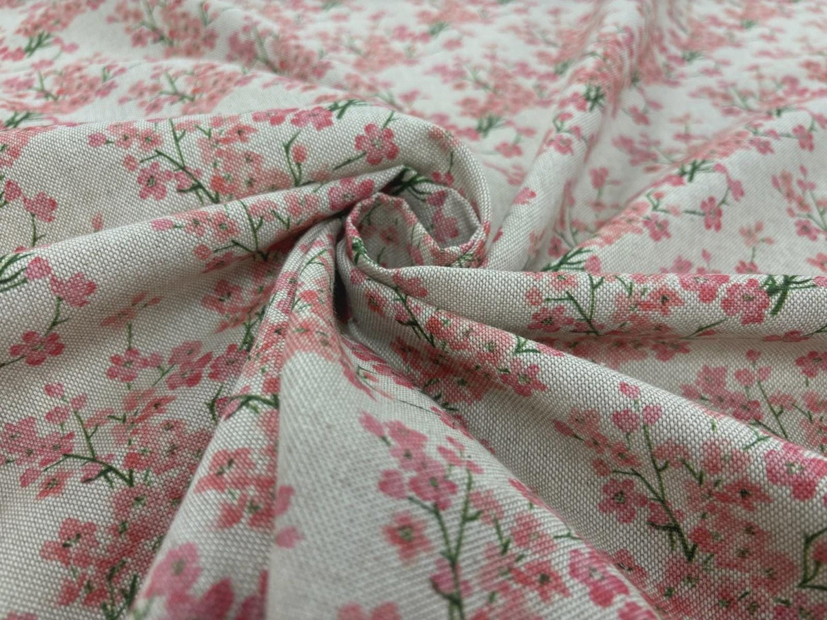 Cherry Blossom Tablecloth, Round Oval Rectangle, Handmade UK