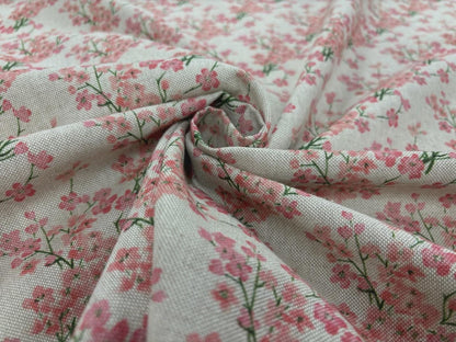 Cherry Blossom Tablecloth, Round Oval Rectangle, Handmade UK