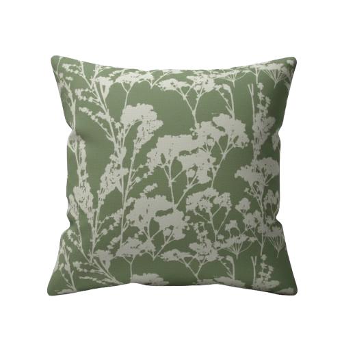 Ashley Wilde Wychwood Forest Green Cushion Cover, Cotton Throw Pillow , Handmade UK