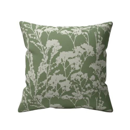 Ashley Wilde Wychwood Forest Green Cushion Cover, Cotton Throw Pillow , Handmade UK