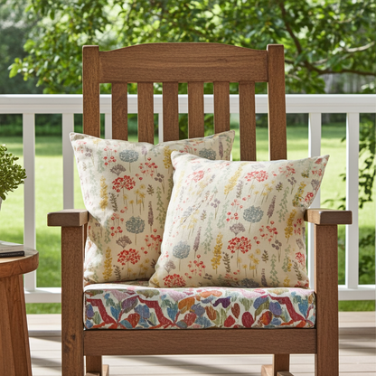 Dandelion Floral Wildflowers Cushion Cover