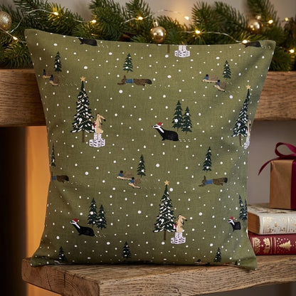 Sophie Allport Festive Forest Christmas Cushion Cover