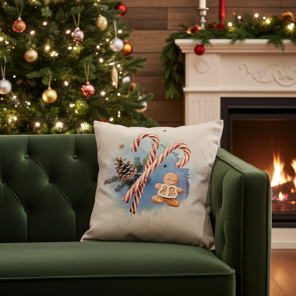Christmas Candy Cushion Cover