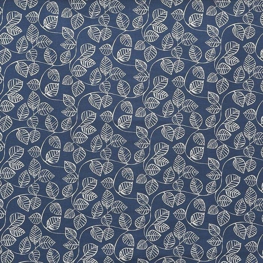 Leaves Tablecloth , Leaf Trail Tablecloth , Indigo Blue Tablecloth , Round, Square, Rectangle Tablecloth , Tablecloth UK - CushionCoverAndDecor