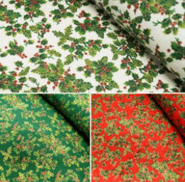 Luxury Christmas Holly Tablecloth Available In Many Sizes - CushionCoverAndDecor