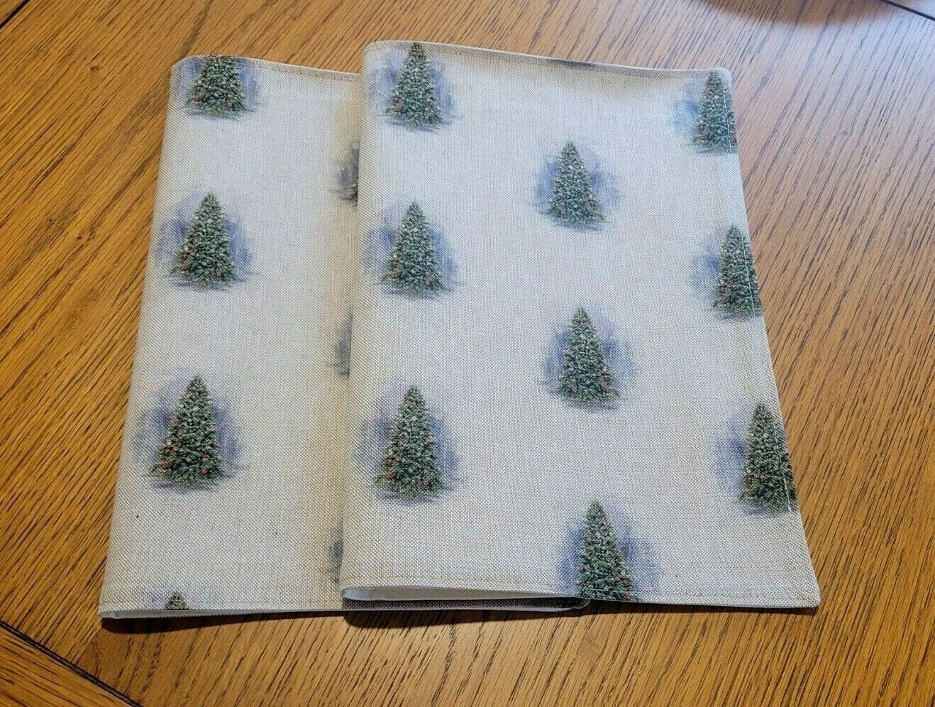 Luxury Christmas Trees Table Runner Available In Various Lengths - CushionCoverAndDecor