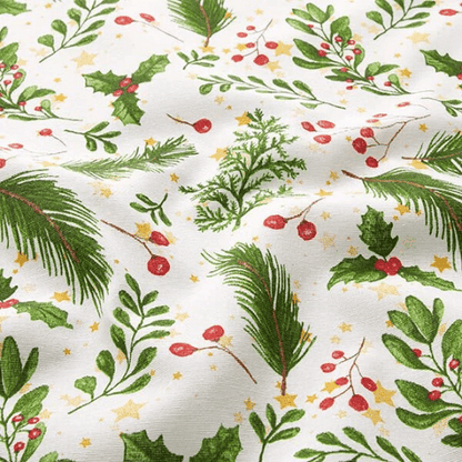 Luxury Christmas Twigs & Berries Tablecloth Available In Many Sizes - CushionCoverAndDecor