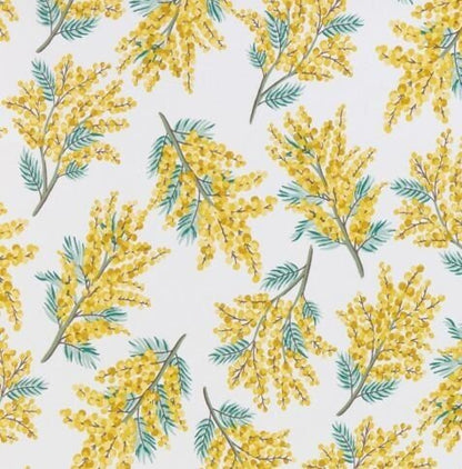 Mimosa Flower Tablecloth , Cath Kidston Mimosa Flower Citrine Yellow Tablecloth , Round Tablecloth , Cotton Tablecloth , Tablecloth UK - CushionCoverAndDecor