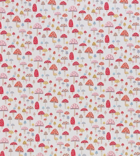 Mini Mushroom Tablecloth , Cath Kidston Mini Mushroom Multi Tablecloth , Round Tablecloth , Cotton Tablecloth , Tablecloth UK - CushionCoverAndDecor