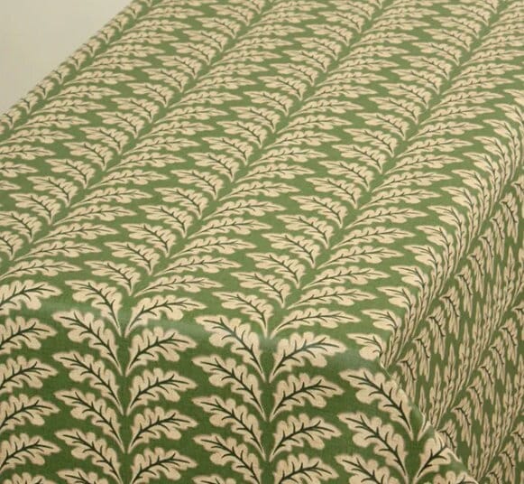 Morris Leaf Tablecloth , Forest Green Tablecloth , Round Tablecloth , Leaves Tablecloth , Cotton Tablecloth , Tablecloth UK - CushionCoverAndDecor