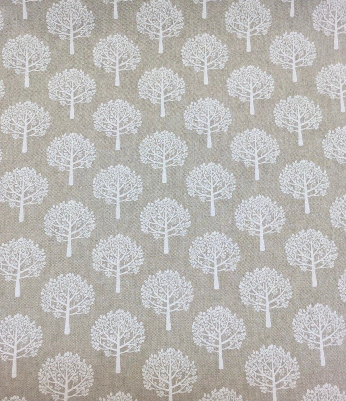 Mulberry Trees Table Runner , Cotton Rich-Linen Look Design 36" 48" 54" 60" 64" 72" 84" 96" 104" - CushionCoverAndDecor