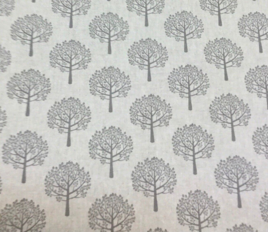 Mulberry Trees Table Runner , Cotton Rich-Linen Look Design 36" 48" 54" 60" 64" 72" 84" 96" 104" - CushionCoverAndDecor