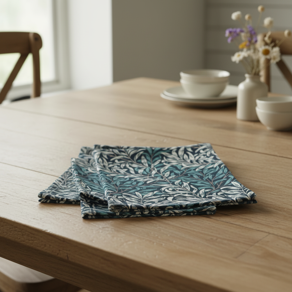 Tischläufer, Servietten mit springenden Hasen, Naturbeige-Design, Ostertischläufer, Größen: 91 cm, 122 cm, 137 cm, 152 cm, 163 cm, 183 cm, 213 cm, 244 cm, 264 cm, Handgefertigt aus 100 % Baumwolle