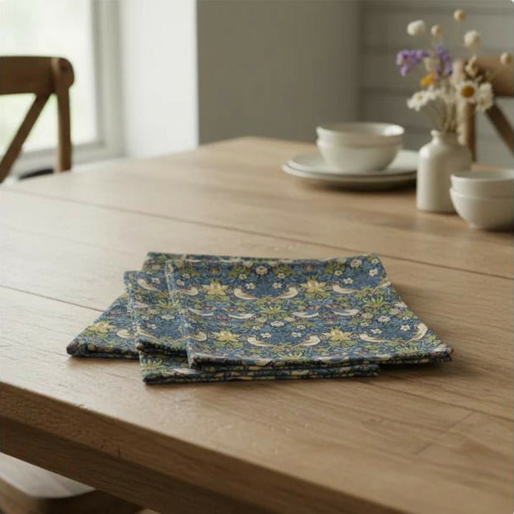 Tischläufer, Servietten mit springenden Hasen, Naturbeige-Design, Ostertischläufer, Größen: 91 cm, 122 cm, 137 cm, 152 cm, 163 cm, 183 cm, 213 cm, 244 cm, 264 cm, Handgefertigt aus 100 % Baumwolle