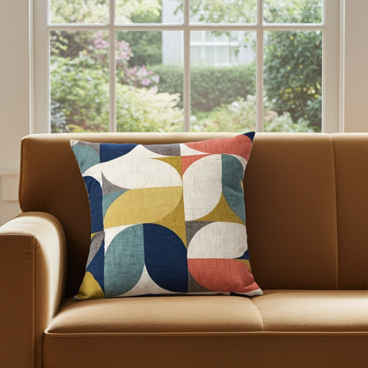 Reno Multi Geometric Cushion Cover