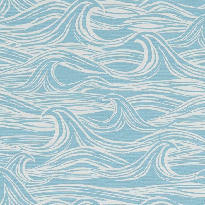 Ocean Waves Cushion Cover , Nautical Pillow Cover , Seaside Cushion Cover , Aqua Surf Cushion 10" 12" 14" 16" 17" 18" 20" 22" 24" 26" - CushionCoverAndDecor