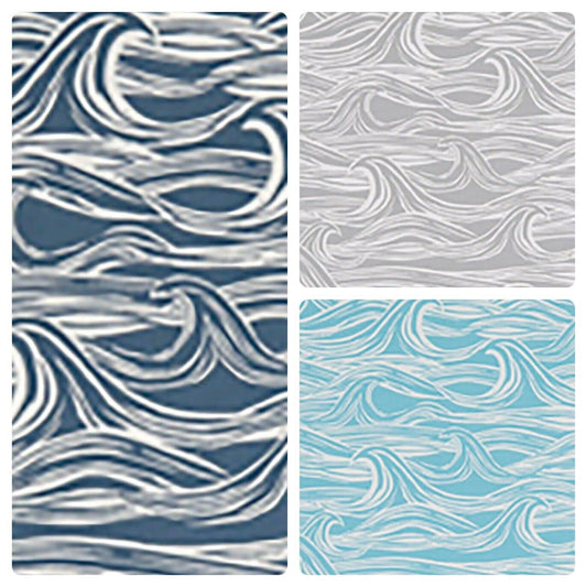 Ocean Waves Tablecloth , Nautical Tablecloth , Navy Indigo Blue Seaside Tablecloth , Surf Tablecloth UK - CushionCoverAndDecor