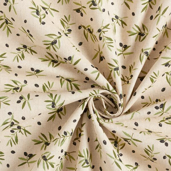 Olives Natural Tablecloth Available In Many Sizes - CushionCoverAndDecor