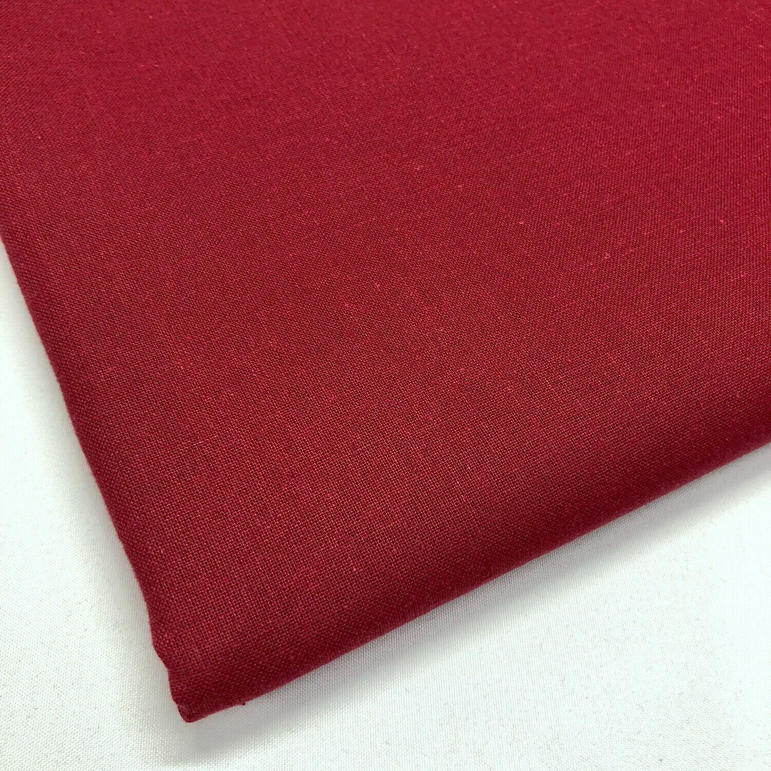 Plain Cotton Wine Red Round Tablecloth , Wine Red Oval Tablecloth , Tablecloth UK , Wine Red Cotton Napkins - CushionCoverAndDecor