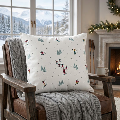 Sophie Allport Skiing Cushion Cover