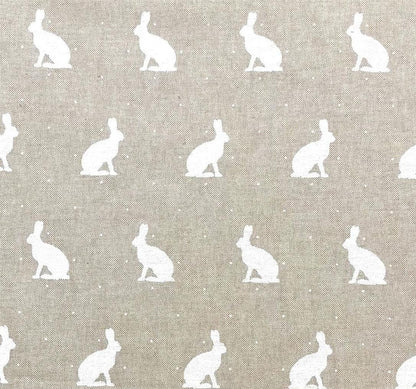 Rabbits Tablecloth , Easter Rabbit Tablecloth , Hare Tablecloth , Bunny Cotton Rich Linen Look Tablecloth , Tablecloth UK - CushionCoverAndDecor