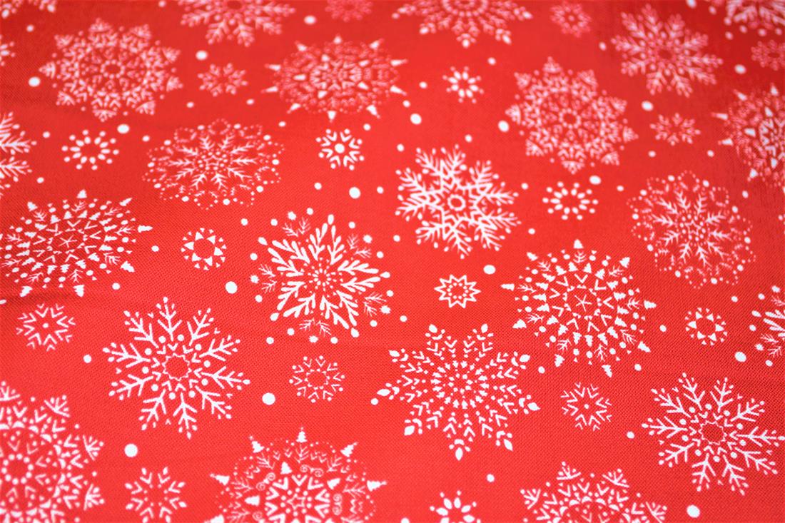 Red Christmas Snowflake Tablecloth Available In Many Sizes - CushionCoverAndDecor