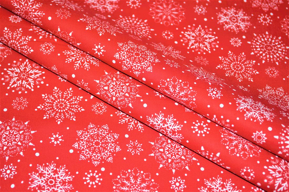 Red Christmas Snowflake Tablecloth Available In Many Sizes - CushionCoverAndDecor