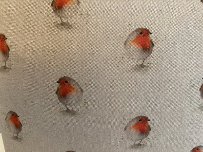 Robin Cushion Cover , Natural Beige Pillow cover , Pillow Sham , Christmas Robin Cushion Cover 10" 12" 14" 16" 17" 18" 20" 22" 24" 26" - CushionCoverAndDecor