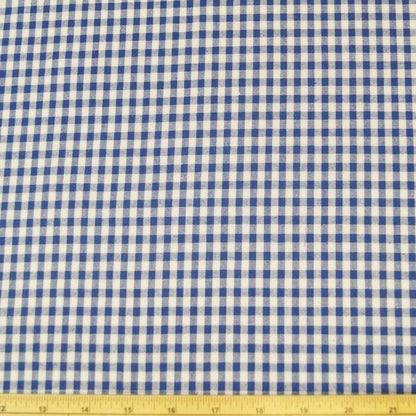 Round Gingham Mini Check Tablecloth - CushionCoverAndDecor