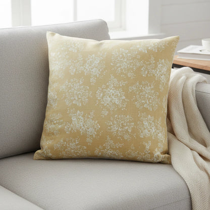 Cath Kidston Washed Rose Ochre  Cushion Cover