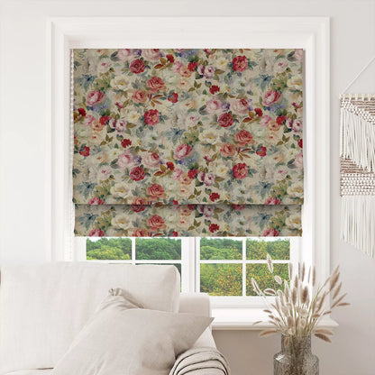 Vintage Rose Floral Tablecloth Available In Many Sizes
