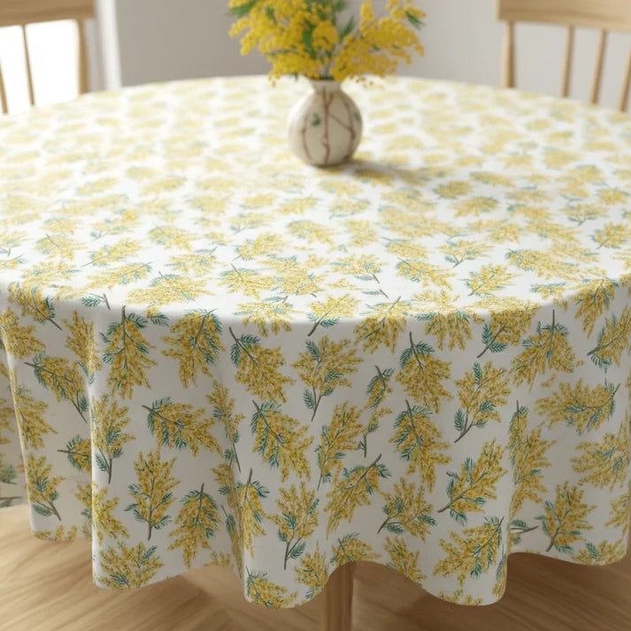Cath Kidston Mimosa Blossom Citrine Tablecloth
